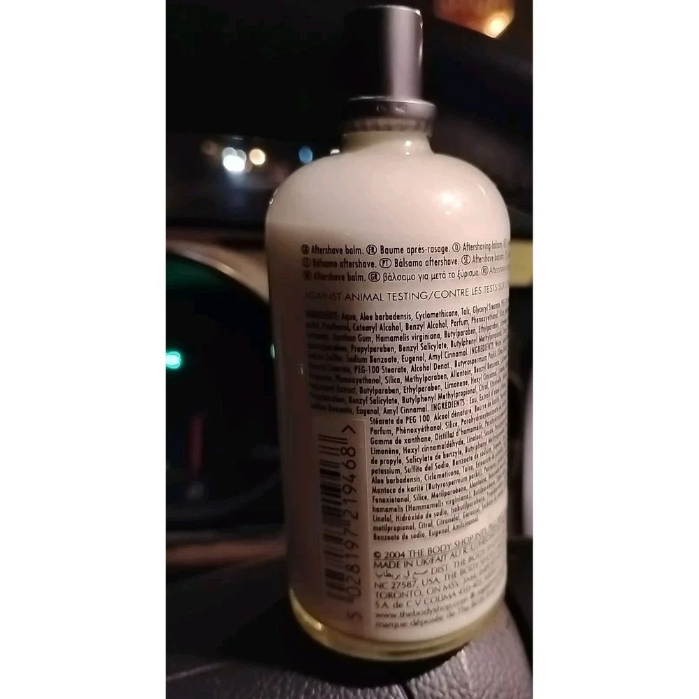 The Body Shop-Of A Man Aftershave Balm Baume Apres-Rasage 3.3 oz New Rare Discon